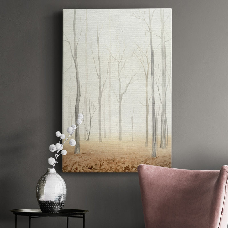 Fall in the Forest II, peinture sur toile tendue, H 27 po x l 16 po x P 1 po