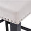 Tabourets de bar rembourrés en velours Seita-129430979-129430980