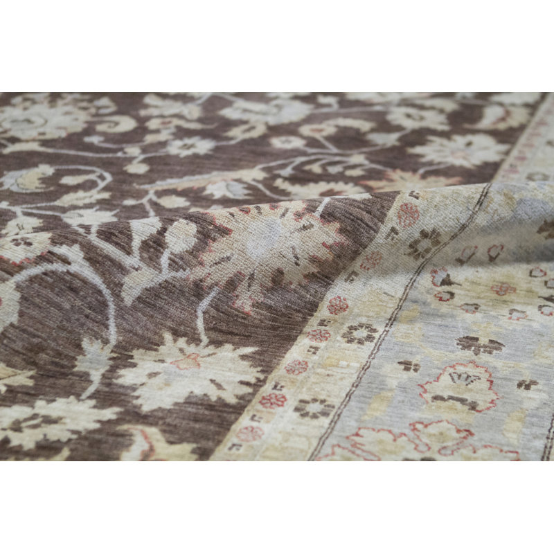 Ziegler Hand-Knotted High-Quality Blue Area Rug