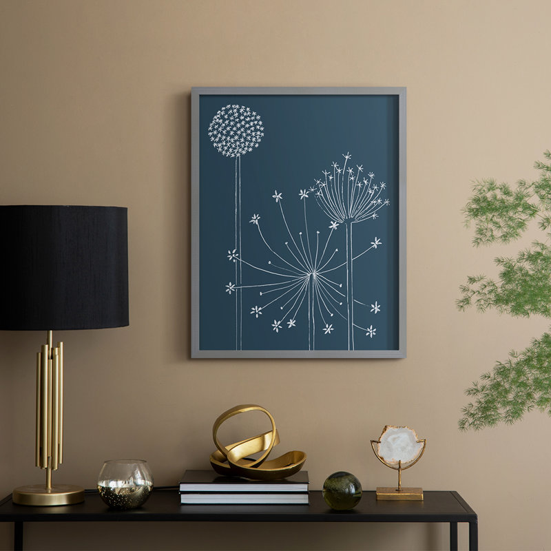 Impression graphique Alliums I - bois massif