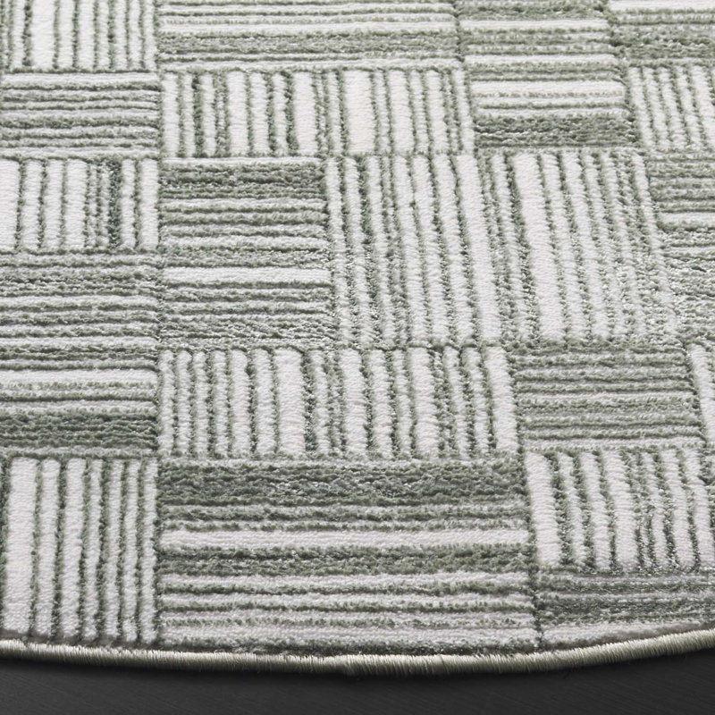Orchard Performance Patchwork Rug, Round 6'7"
