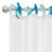 Voile  Muti Colors Tie Tab Curtain Pair-538004850-538004851