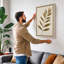 Single Stem in Gold Botanical - Wrapped Canvas-735139239-735139246