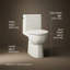Toilette allongée écoénergétique Reach ™ 1,28 GPF-107149311