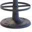 Tabouret de comptoir Myra Mushroom, cuir nervuré, base en fer-115151599
