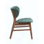 Chaises d'appoint confortables en tissu et finition, ensemble de 2, pour la salle à manger et le salon-1335844482