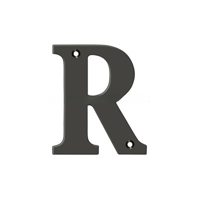 Deltana RL4R-10B, lettre résidentielle 4 po, finition bronze huilé