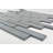 Landscape 1 in. x 4 in. Translucent Glass Plastic Face Mounted Brick Mosaic Designer Pool Tile-40589454