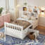 Base de lit plateforme simple avec rangement-968570964