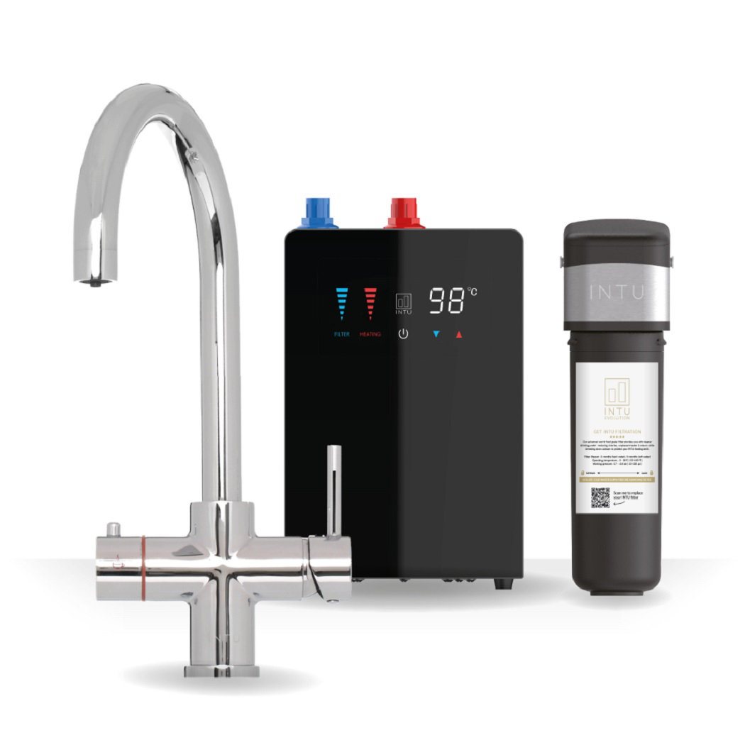 4-1 Instant Boiling Filtered Water Tap - Swan Neck