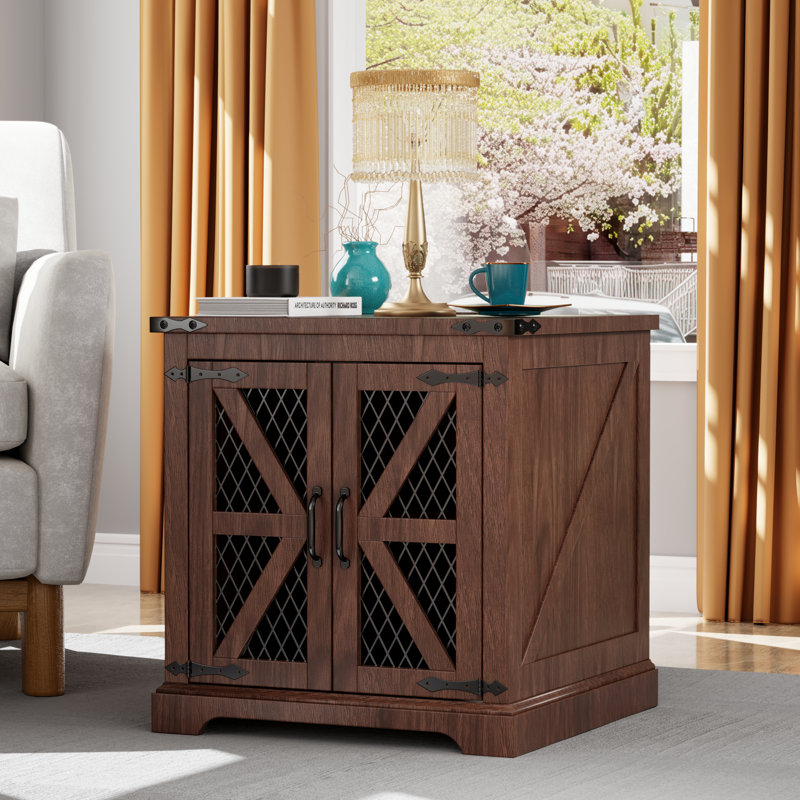 60cm W Manufactured Wood Bedside Table