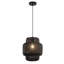 Luminaire suspendu cylindrique en bambou tissé à la main à 1 lumière Pylesville-22254130-1627065