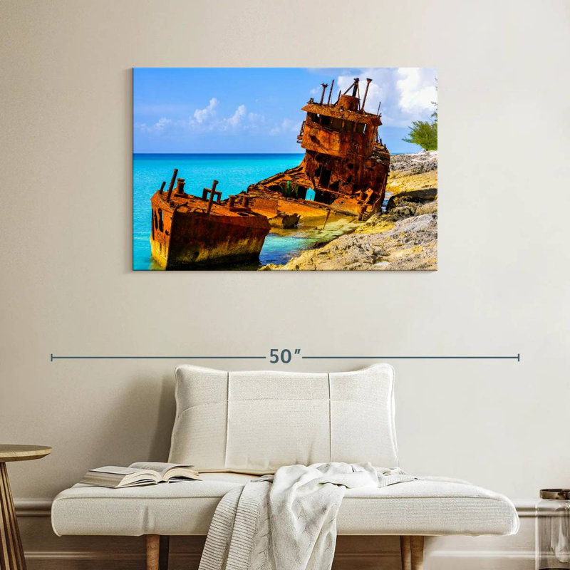 Mehar Bimini Shipwreck, 26" H x 39" W