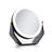 Lighted Makeup Mirror W/ Magnification, Swivel & Battery