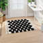 Tapis lavable à la main Keynieh damier parfait pour le salon, la chambre à coucher et la cuisine-643742179