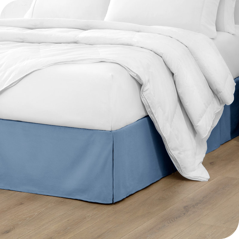 Tailored 15" Pleated Bed Skirt, Twin XL, Coronet Blue