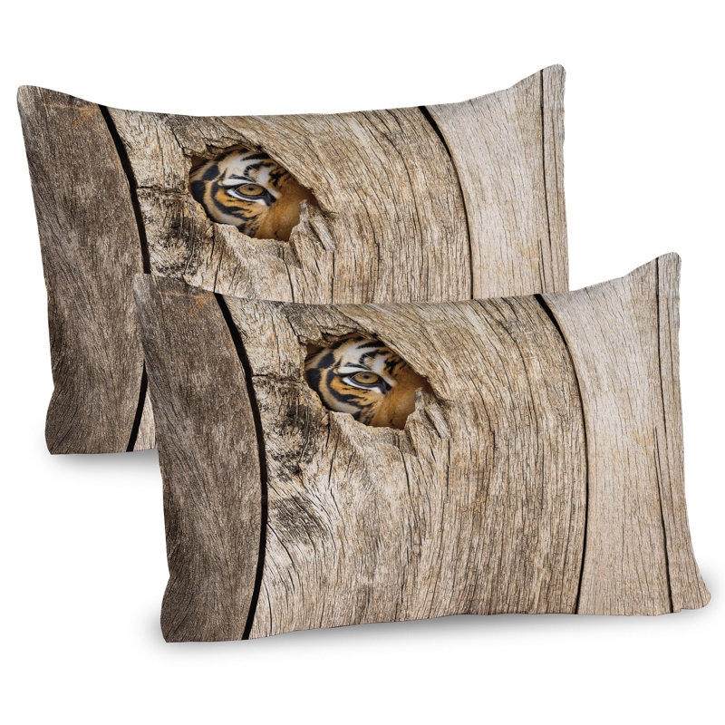 Ensemble de 2 taies décoratives Ambesonne Savannah brun clair, H 20 po x l 26 po