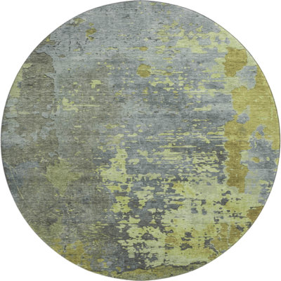 Premium Machine Washable Mehara AMF1702 Abstract Rug