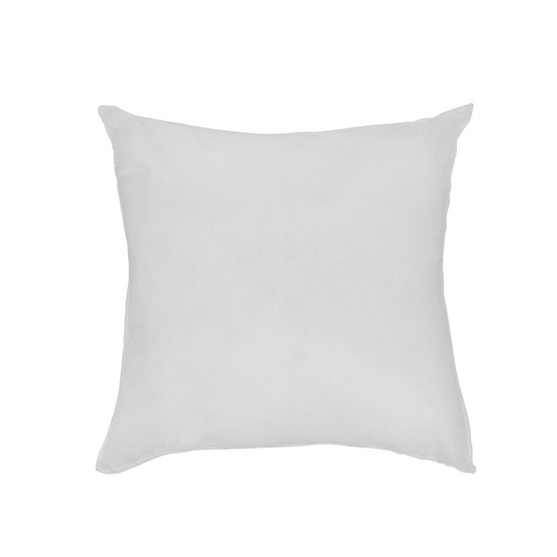 White Square Euro Pillow Insert, 40cm H x 40cm W