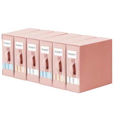 Bed Sheet Organizers and Storage 6 Pack