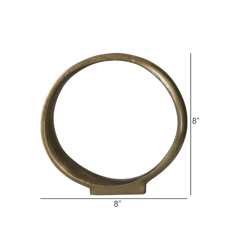 Circle Sculpture, Brass - Sm