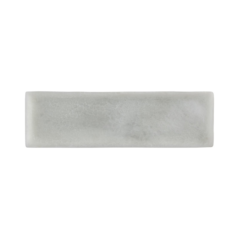 Ensemble de 2 plateaux rectangulaires , Blanc