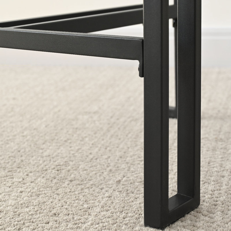 Tabouret de comptoir 25 po, Noir