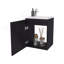 Meuble-lavabo avec lavabo intégré Wengue-168269891
