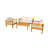 4-Piece Patio Furniture Set, Patio Conversation Set-1572130499