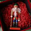 Casse-noisette en bois de Noël, figurine de casse-noisette, décoration de soldat pour rebord de table de foyer de table