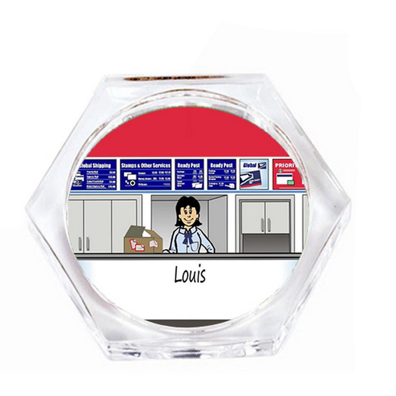 Ensemble de 4 sous-verres personnalisés, Oui