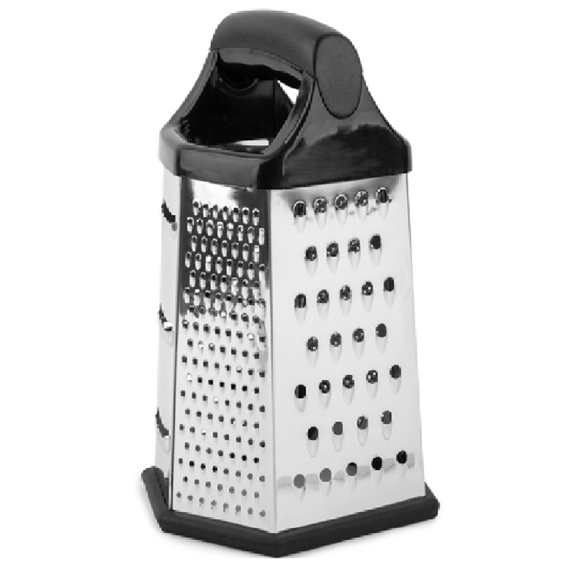Core Kitchen Black Polypropylene and Stainless Steel Box Grater