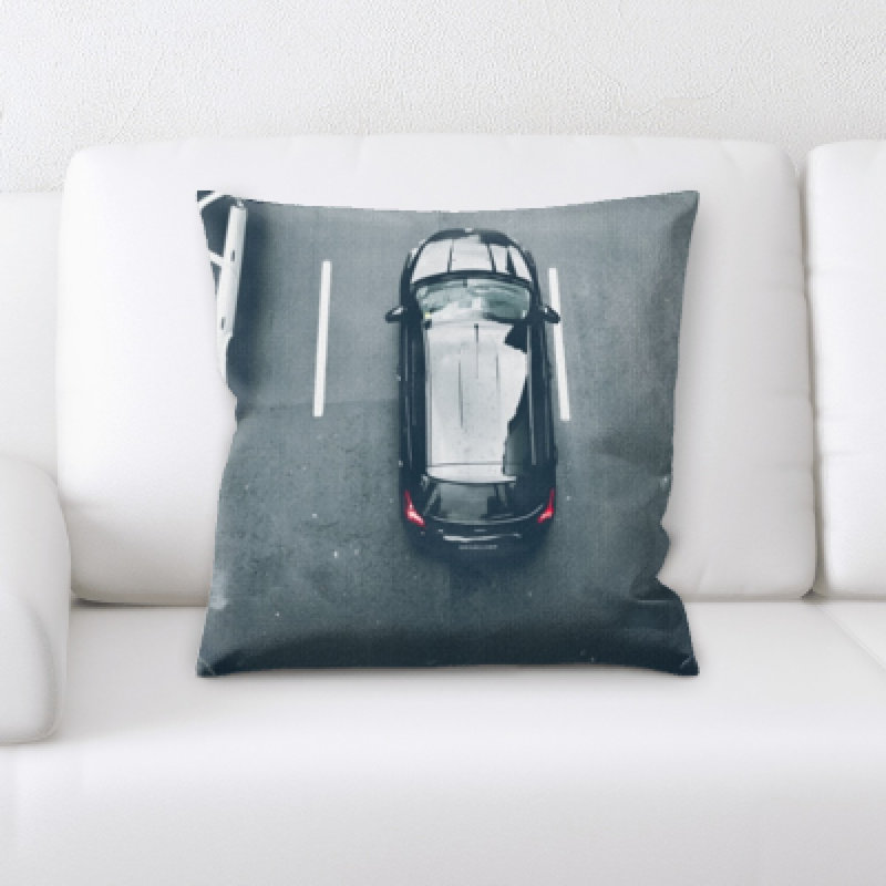 Microsuede Reversible Throw Pillow