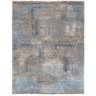 Dazzle Hand-Knotted Deep Silver 9' X 12'