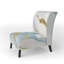 Fauteuil de chambre Abstract Drift V2 - Glam