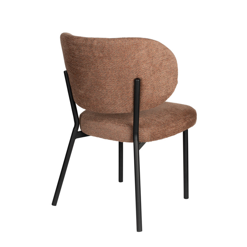 Sanne Upholstered Dining Chair, Orange