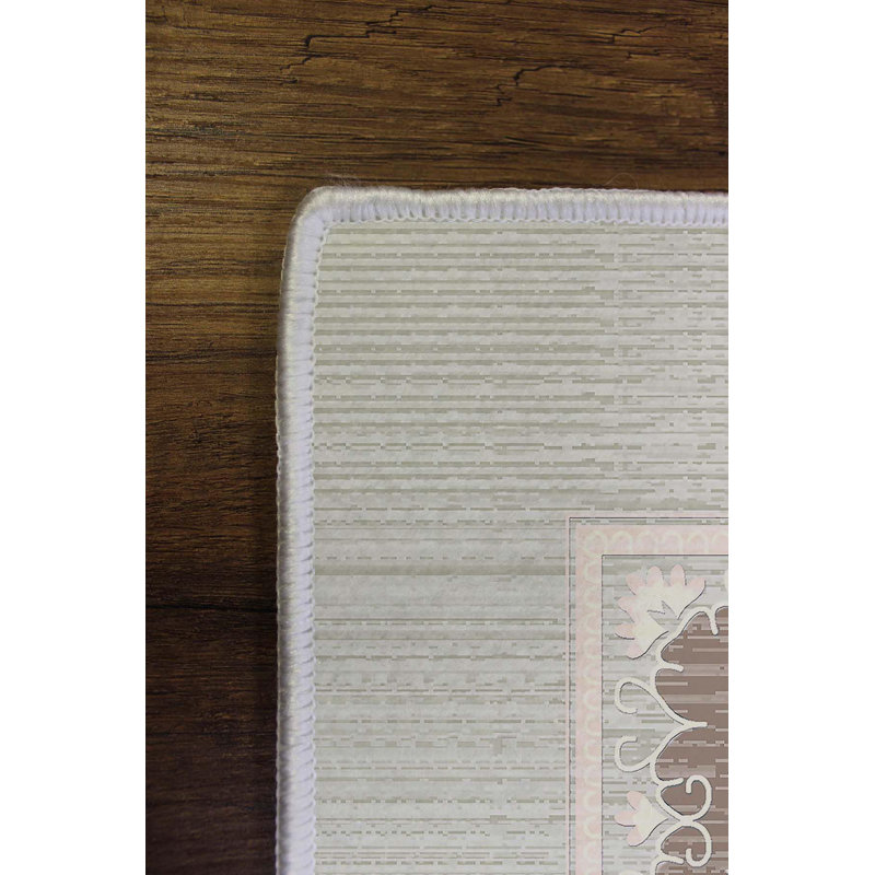 Premium Woven Area Rug, 100% Polyester, 4.6 x 7.2 ft | Antibacterial, Non-Slip PVC Dot Underside | 3D Digital Printing, Machine Washable, Pile Height: 0.3 in | Ideal for Living Room, Bedroom, and Dining Spaces