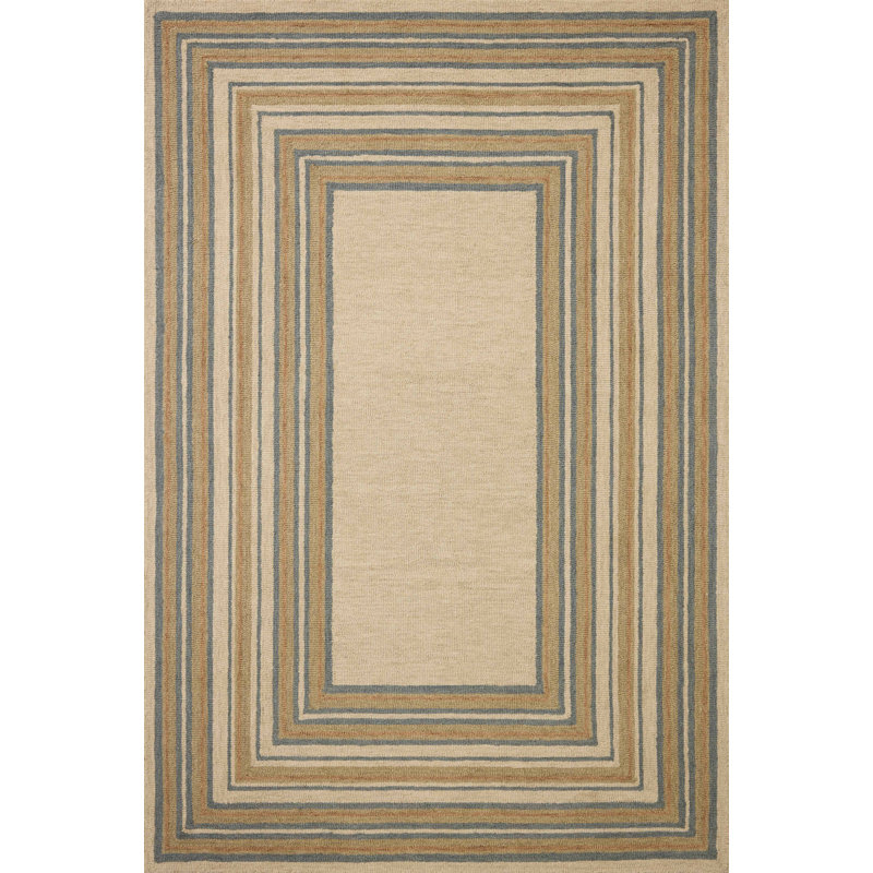 Chris Loves Julia x Loloi Alfie Natural / Multi Area Rug, Rectangle 2'3" x 3'9"