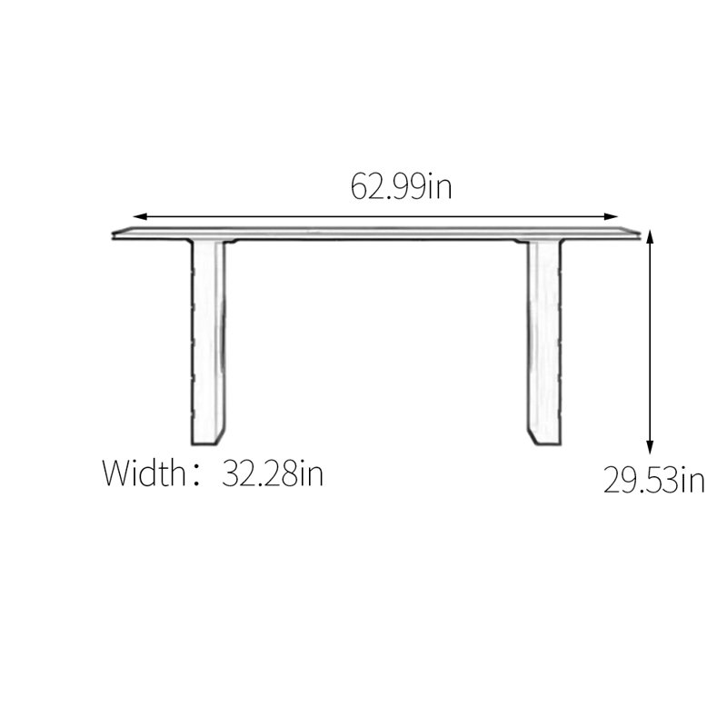 Retro light luxury dining table