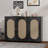 Retro 3-Door Sideboard with Large Storage Space-106349691