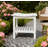 Shower Bench, Waterproof Shower Bench With Armrests, Featuring A Storage Rack.