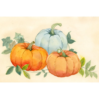 Fall Farm Icons - Wrapped Canvas Art Prints