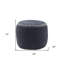 Repose-pieds bleu 18% 18 po 18 po