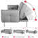 3 Seater Reclining Sleeper with 3 Adjustable Back Angles