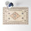 Moore Southwestern Hand Tufted Wool Peach/Dusty Pink/Ivory/Light Gray Area Rug-921180938