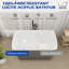 Baignoire de trempage autoportante moderne en acrylique 47 po x 27 po, surface antidérapante, conception compacte pour les petites salles de bain-83534717