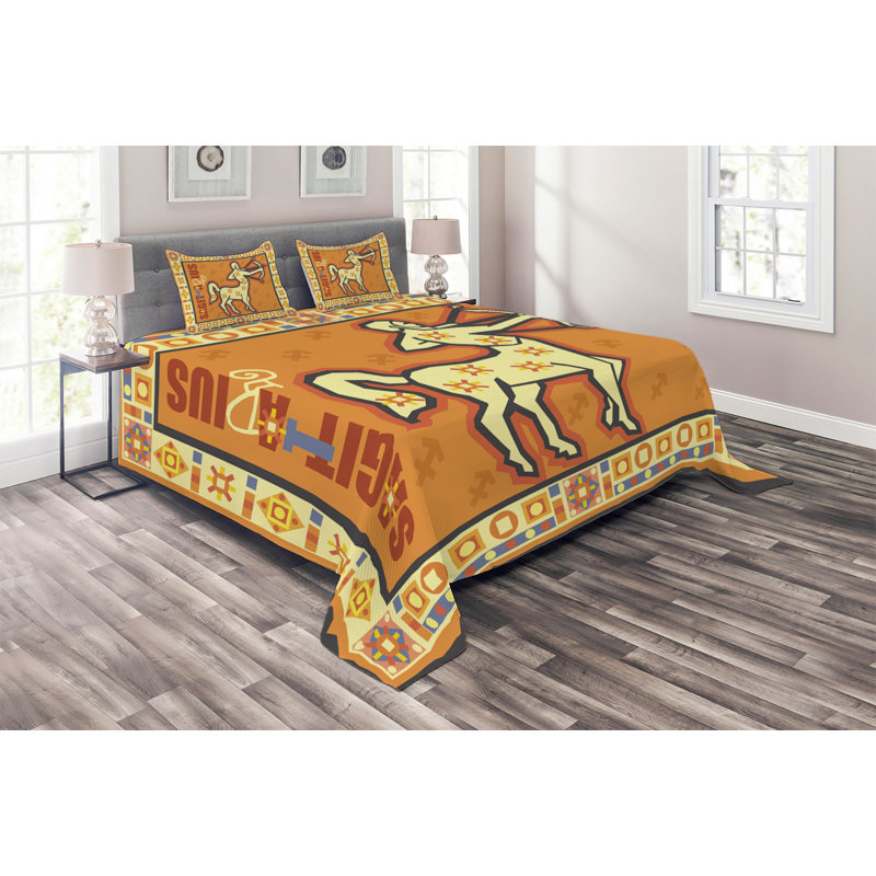 Eclectic Coverlet, King Bedspread + 2 Shams