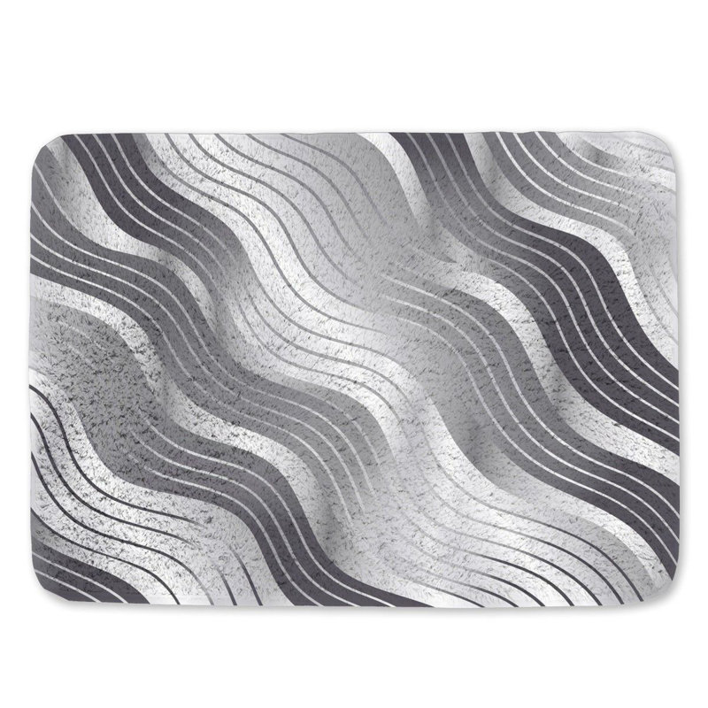 Berten Microfiber / Microsuede Bath Mat, 17"W x 24"L