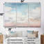 Minimalisme, ciel nuageux, ensemble de reproduction d'art mural ciel-107745026-107745030