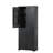 Black Storage For Bathroom Essentials - Hinges, Adjustable Shelf Tall Cabinet With Drawer And Fixed Shelves-1509397199